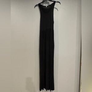 Black Jersey Maxi dress with pockets